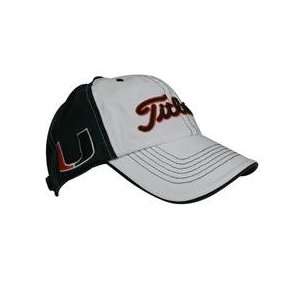  Titleist Collegiate Golf Hat   Miami Hurricanes 