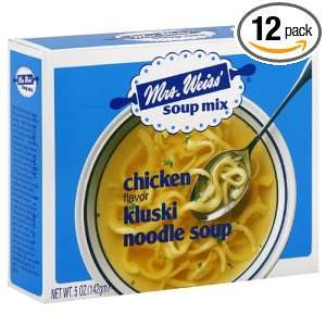 Weiss Chicken Kluski Noodle Soup, 5 Ounce (Pack of 12)  