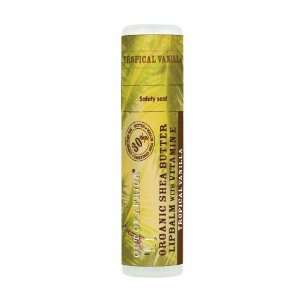   Tropical Vanilla Shea Butter Lip Balm 0.25oz: Health & Personal Care