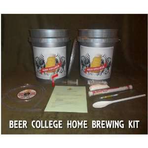  Beer Colleges Home Brewing Beer Equipment Kit + Guide 