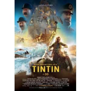 Adventures of Tintin International Movie Poster Double Sided Original 