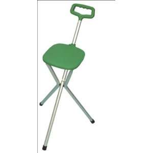 Med Aid Corporation WS 3000G Tripot Seat Cane green color