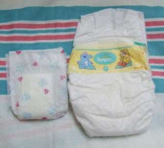 these tiny little diapers are made for real preemie babies in the nicu 