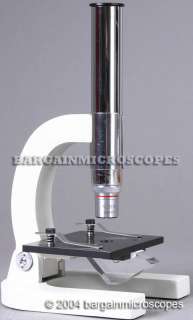 Compound light microscope for use with viewing biological specimens on 