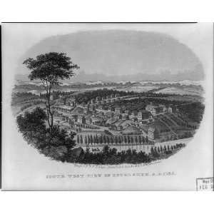    South west view of Bethlehem Pennsylvania,PA,1784: Home & Kitchen