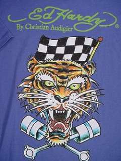 ED HARDY Designs S/S Tiger Shirt (Womans XXL)  