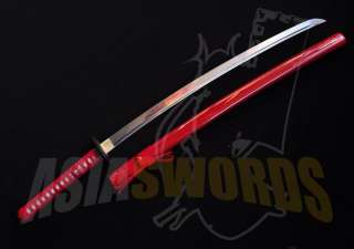   Forged Folded Clay Tempered Japanese Tiger Samurai Sword #212  