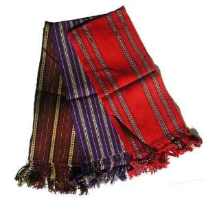 100% Cotton Assorted Colors Scarf Guatemalan Goodness  Fair Trade 