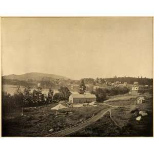 1899 Print Lake Placid New York Adirondack Mountains Cityscape Essex 