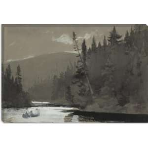  Three Men in a Canoe 1895 by Winslow Homer Canvas Painting 