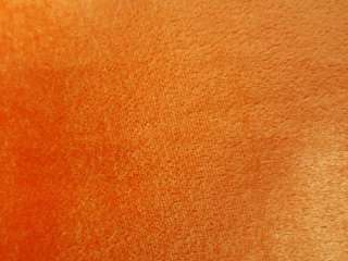 EM96 Orange Plain Shiny Shimmer Velvet Cushion/Pillow/Throw Cover 