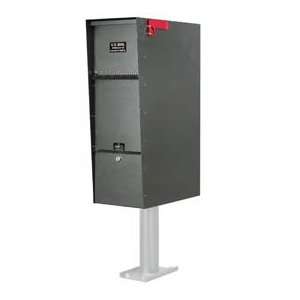    Supreme Aluminum Letter Locker Mailbox Gray