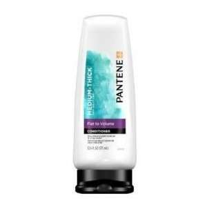  Pantene Conditioner Med Thk Flat Vol Size 12.6 OZ Beauty