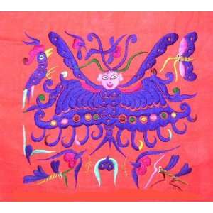  Miao Hmong Hand Stitch Embroidery Textile Folk Art #257 