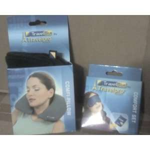    Travel Air pillow with FREE eye mask and ear plugs 