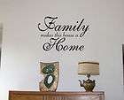 WALL DECALS   Family  Home   lettering wall stickers