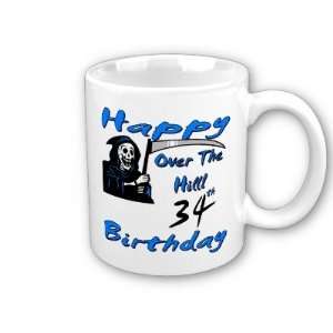  Over the Hill 34th Birthday Coffee Mug: Everything Else
