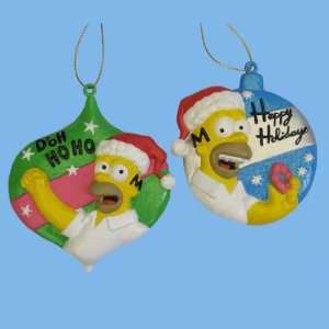  Club Pack of 24 Homer Simpson Christmas Ornaments: Home 