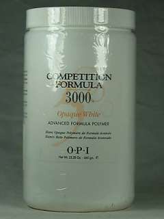 OPI Competition Formula 3000 Powder OPAQUE WHITE 23oz  