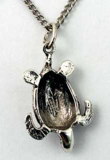 Sea Turtle Necklace Scuba Skin Diver Jewelry Sterling  