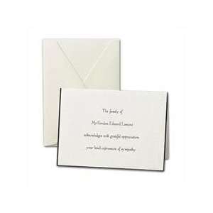  Black Bordered Personalized Sympathy Note: Office Products