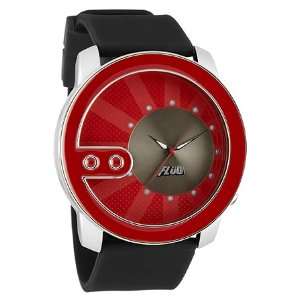   The Exchange Watch Cherry/Black By Flud W/ Extra Band 