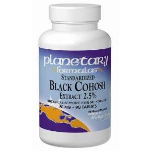 Black Cohosh Extract 2.5% Standardized 45 tabs from Planetary