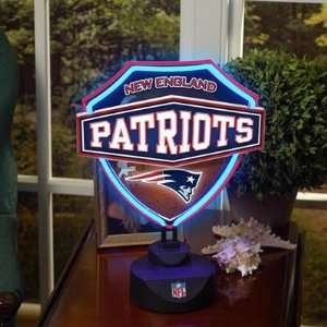  Neon Shield Table Lamp Patriots