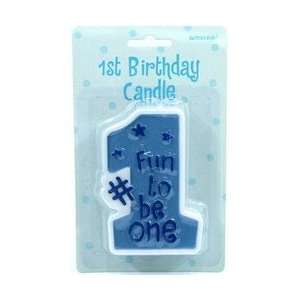  Party Supplies candle molded boys 1st birthday: Toys 