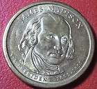 James Madison 2007 D Presidential Dollar Coin  