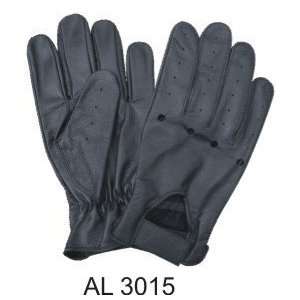   Leather Full Finger Driving Gloves W/Holes at the Knuckles Automotive