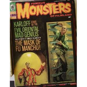  Famous Monsters Of Filmland Magazine #65 Fu Manchu Cover 