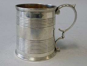 English Antique Sterling Silver Mug London 1840  