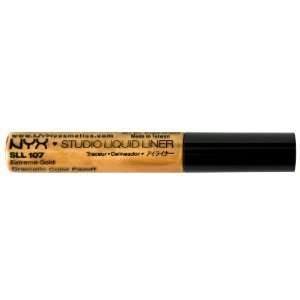  NYX Studio Liquid Liner Extreme Gold (Pack of 3) Beauty