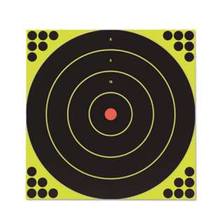NEW SHOOT N C 17.75 BLACK BULLSEYE SHOOTING TARGETS  