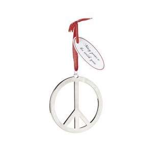   SIGN Christmas Tree ORNAMENTS/HOLIDAY Decor/PEACE SYMBOL w/hanger