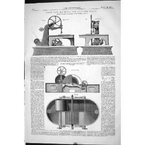  1870 BAND SAW MACHINE CUTTING METAL WORSSAM ENGINEERING 