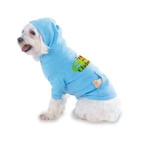   Chicken Hooded (Hoody) T Shirt with pocket for your Dog or Cat LARGE