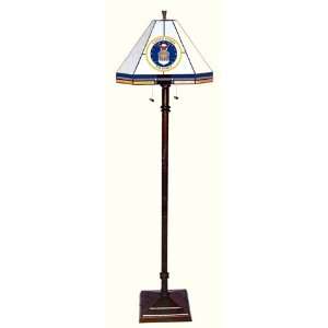 Air Force Academy Falcons Stained Glass Floor Lamp:  Home 