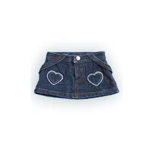  Blue Jean Heart Skirt Teddy Bear Clothes Fit 14   18 