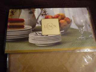 LENOX Textures LATTE tablecloth 60 X 102 oblong NIP  
