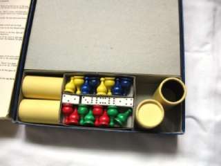 Vintage 1959 Parcheesi Gold Seal Edition Complete Nice!  