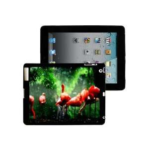  Flamingo Blur   iPad 2 Hard Shell Snap On Protective Case 
