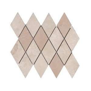 Tesoro Pietra Antica Country Rhombo 9 x 10 Travertine Mosaic Sheet 