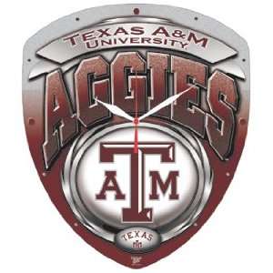  NCAA Texas A&M Aggies High Definition Clock Sports 