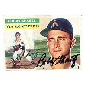 Bobby Shantz Autographed / Signed 1956 Topps Card