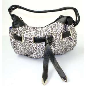  Shimmering Leopard Print  Metro Handbag 