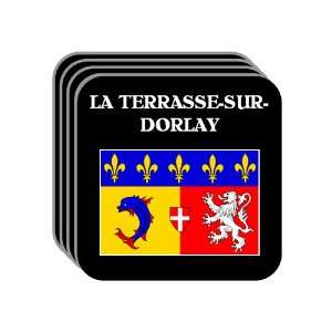 Rhone Alpes   LA TERRASSE SUR DORLAY Set of 4 Mini Mousepad Coasters