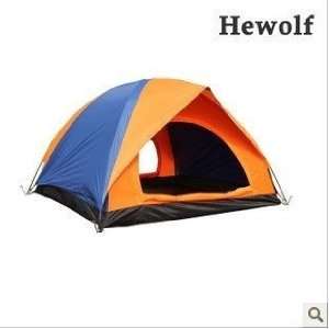  double layer camping tent for 3 4 person: Sports 
