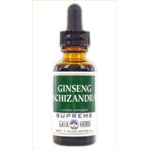  Ginseng Schisandra Supreme Liquid Extracts 2 oz   Gaia 